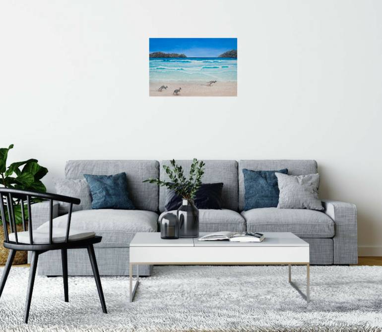 Original Realism Beach Painting by Kerry Sandhu