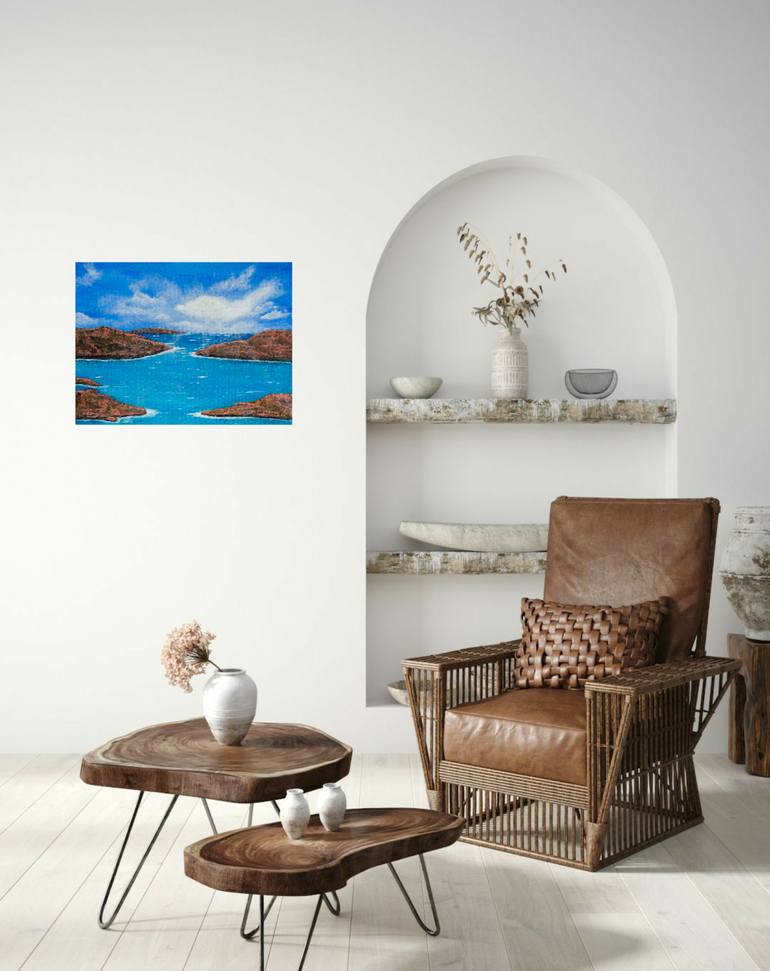 Original Realism Seascape Painting by Kerry Sandhu