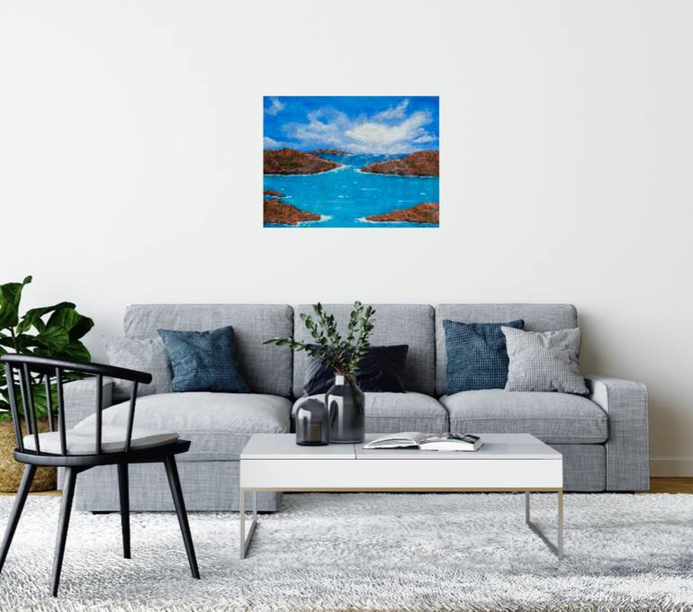 Original Seascape Painting by Kerry Sandhu