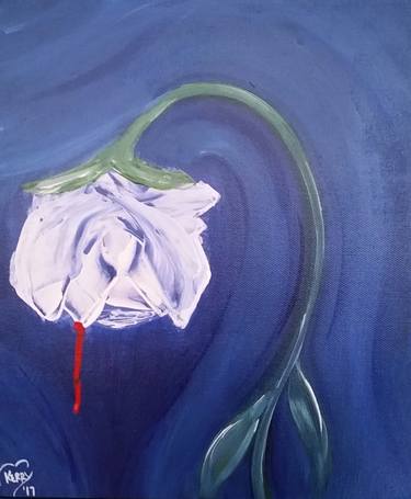 Original Expressionism Floral Paintings by Kerry Sandhu