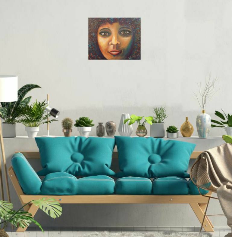 Original Expressionism Portrait Painting by Kerry Sandhu