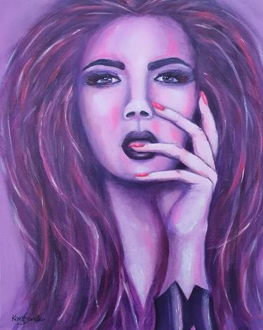 Original Expressionism Portrait Paintings by Kerry Sandhu