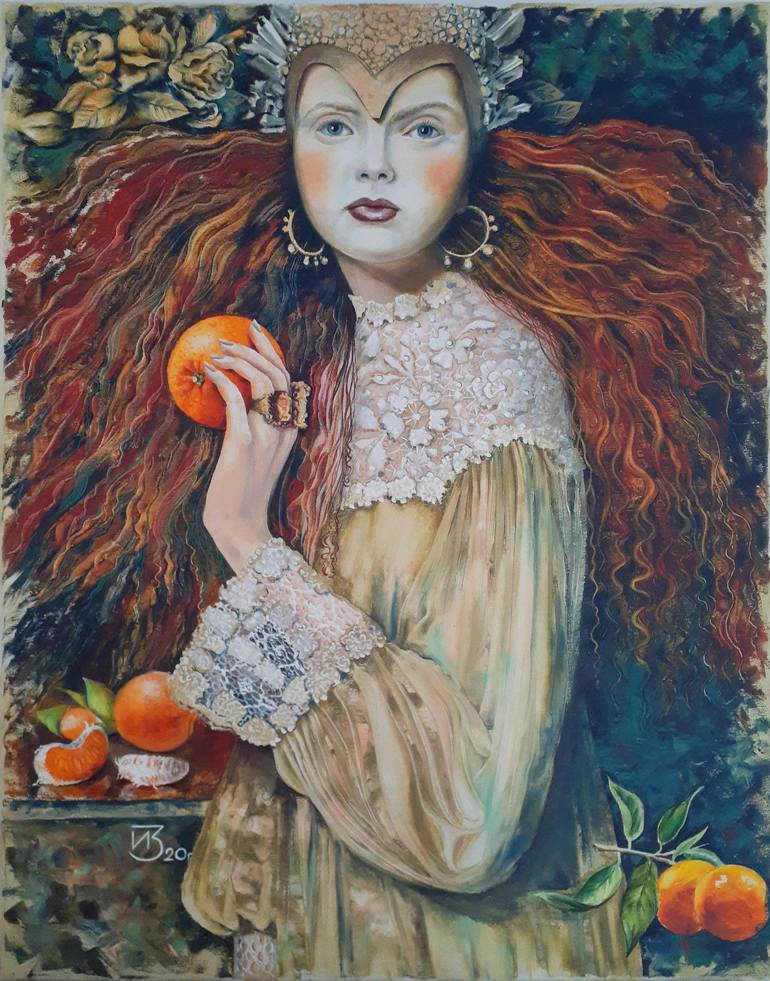 Love for Oranges Painting by Irina Zarubina | Saatchi Art