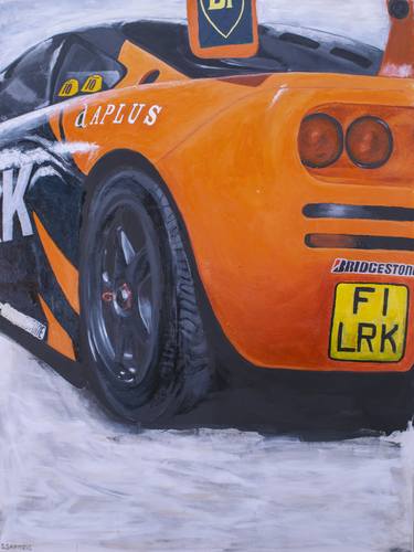 Original Car Painting by Stevie Saunders