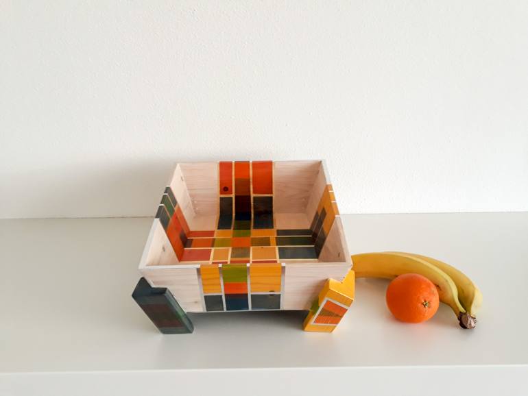 Original Modernism Still Life Sculpture by Anita Lortije   