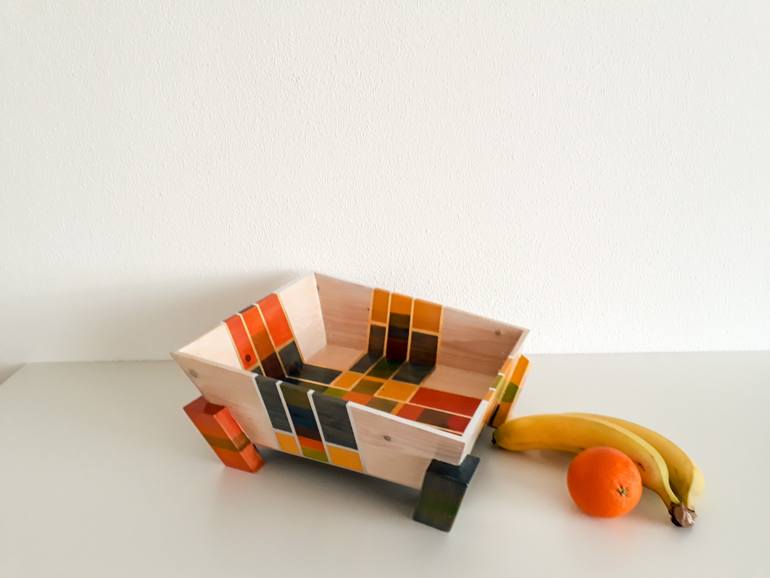 Original Modernism Still Life Sculpture by Anita Lortije   