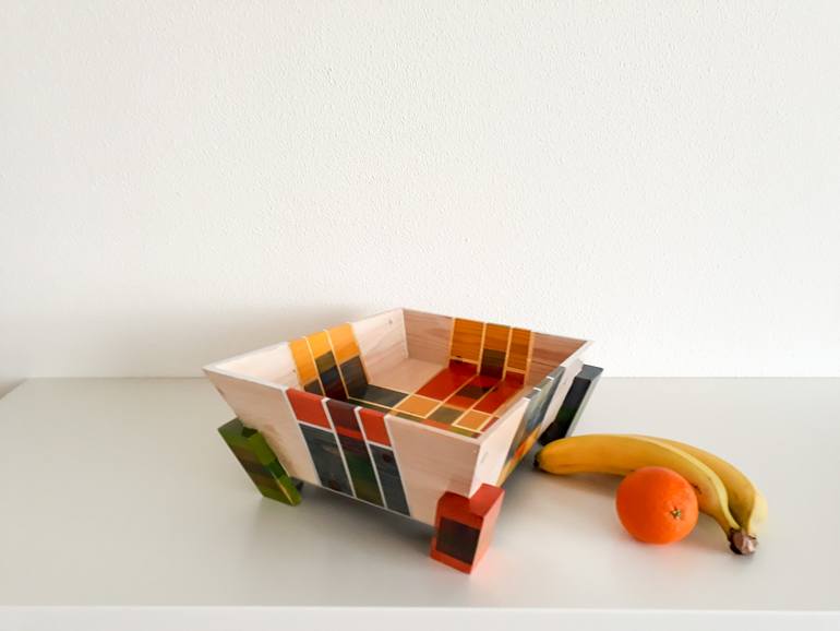 Original Modernism Still Life Sculpture by Anita Lortije   