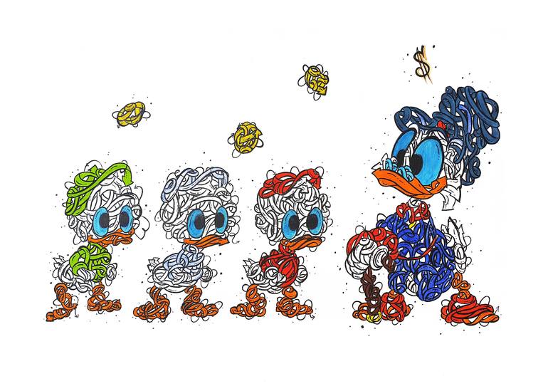 Huey, Dewey, and Louie Original and Limited Edition Art