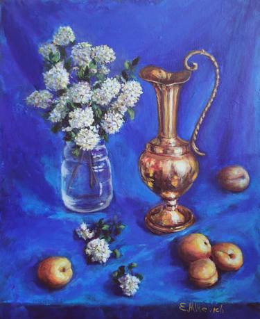 Print of Impressionism Still Life Paintings by Elvira Hilkevch