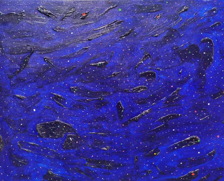 Original Figurative Abstract Paintings by Klotild Szentjoby 