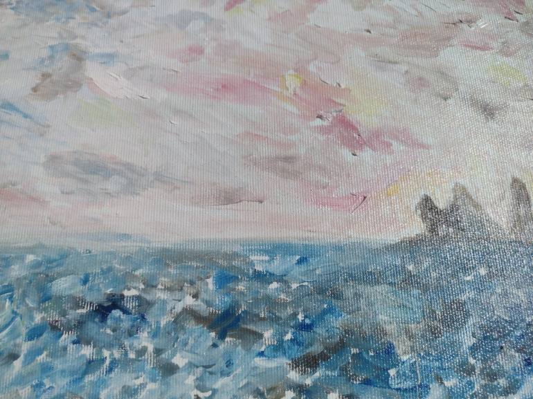 Original Contemporary Beach Painting by Agnes Saint