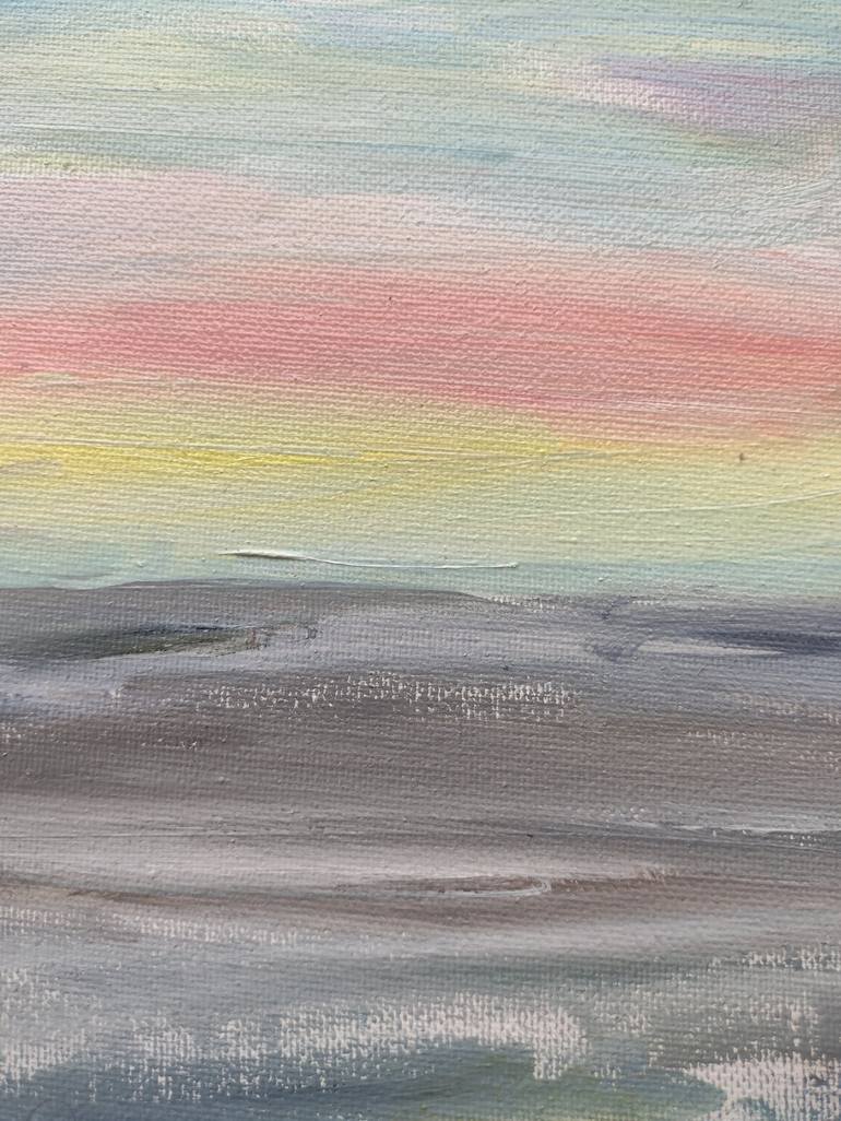 Original Impressionism Beach Painting by Agnes Saint