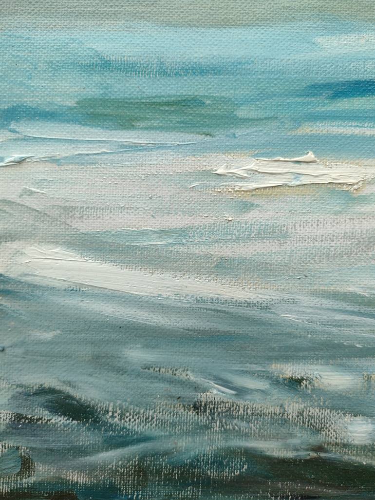 Original Beach Painting by Agnes Saint