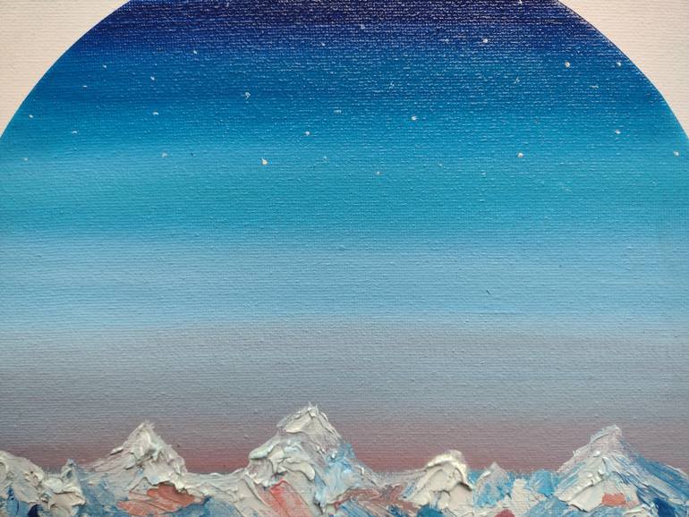 Original Contemporary Landscape Painting by Klotild Szentjoby 