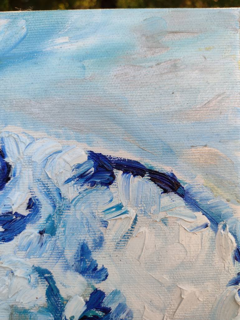 Original Expressionism Landscape Painting by Agnes Saint
