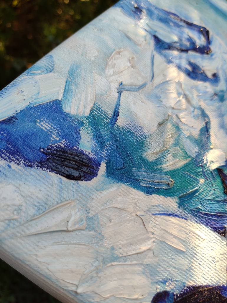 Original Expressionism Landscape Painting by Agnes Saint