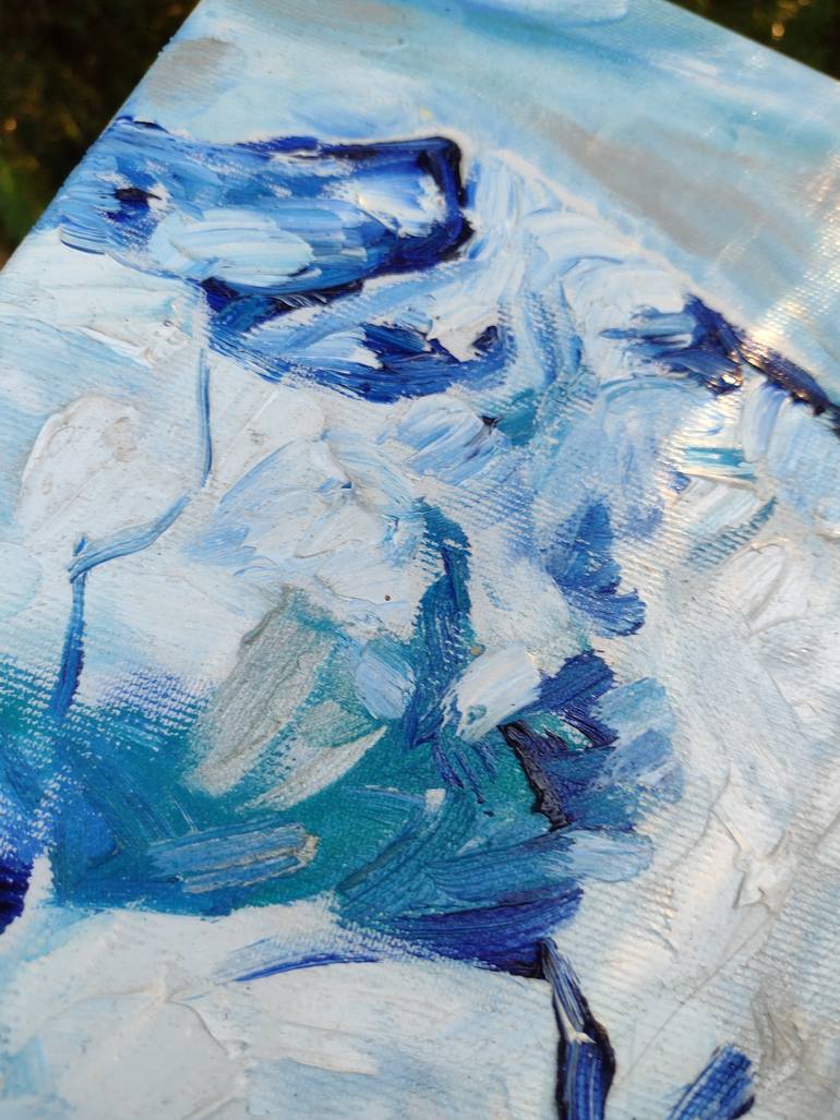Original Expressionism Landscape Painting by Agnes Saint