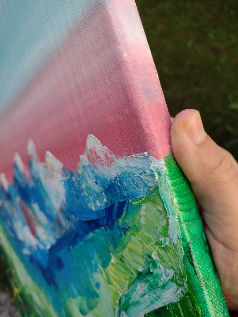 Original Contemporary Landscape Painting by Agnes Saint