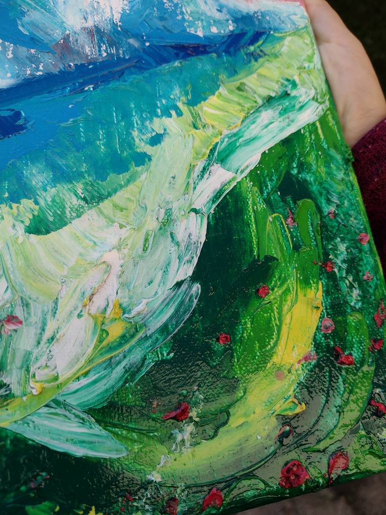 Original Contemporary Landscape Painting by Agnes Saint