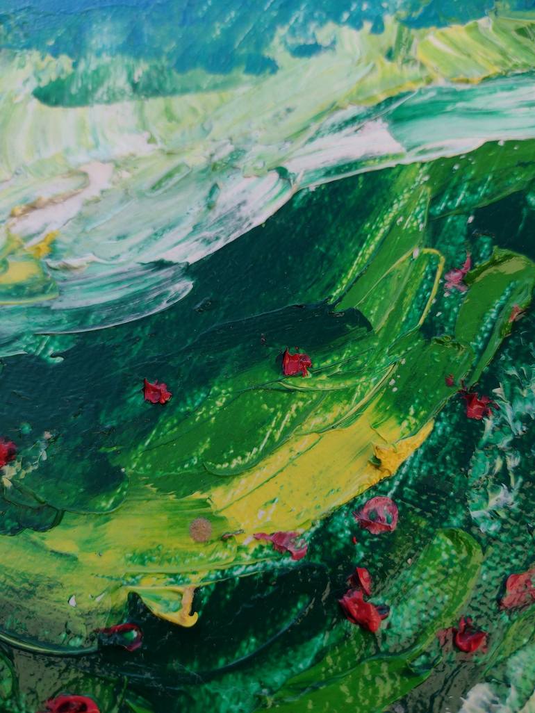 Original Contemporary Landscape Painting by Agnes Saint