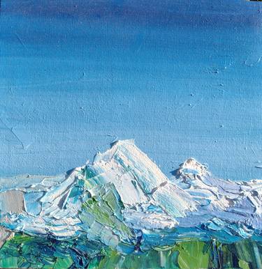 Original Expressionism Botanic Paintings by Klotild Szentjoby 