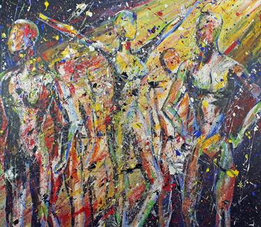 Print of Abstract Expressionism People Paintings by Neil Assenheimer