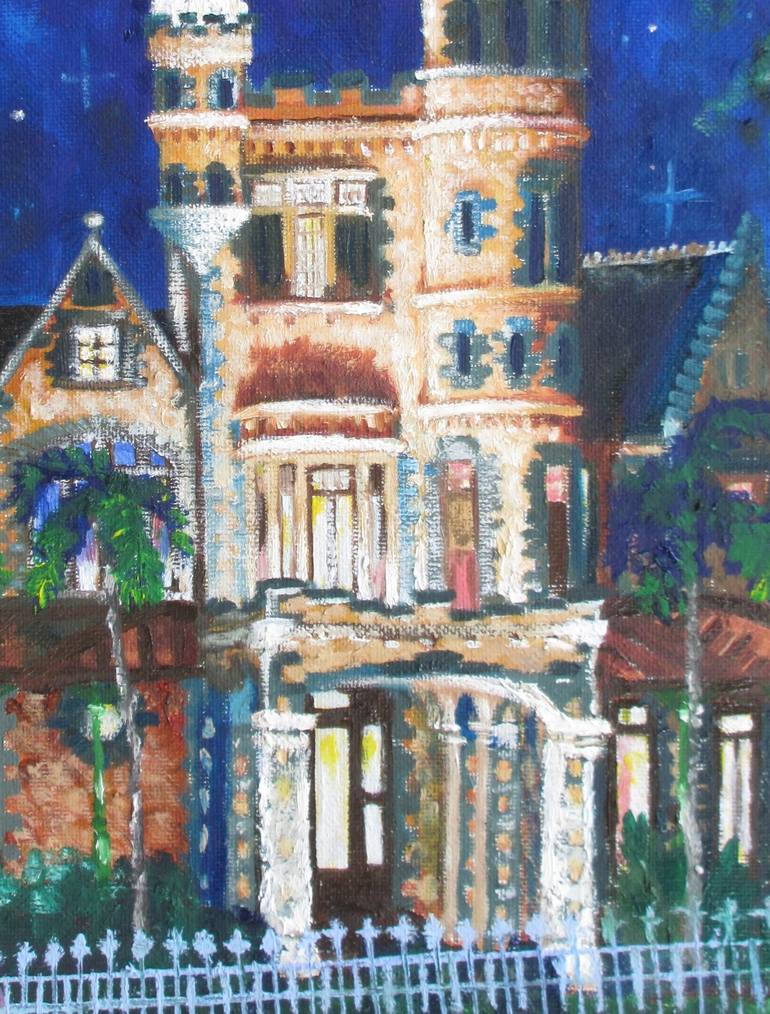 Original Caribbean Architecture Painting by Estevan Dubrisingh