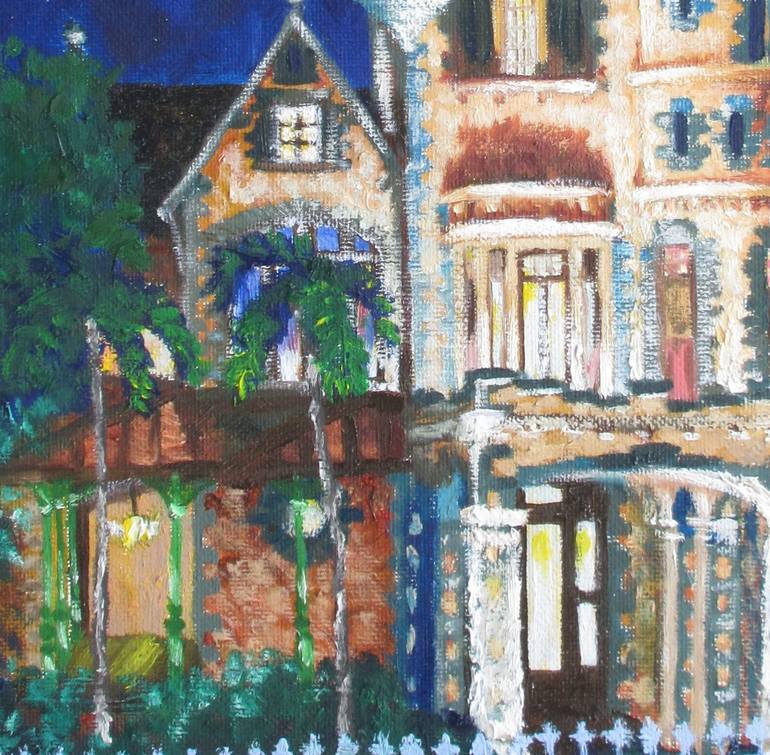 Original Caribbean Architecture Painting by Estevan Dubrisingh