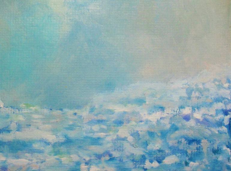 Original Impressionism Seascape Painting by Estevan Dubrisingh