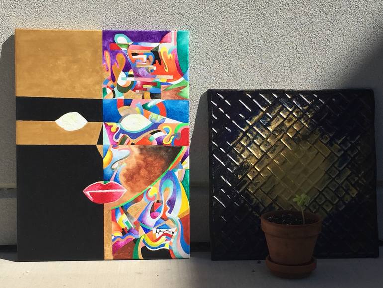 Original Abstract Painting by Dwayne Alistair