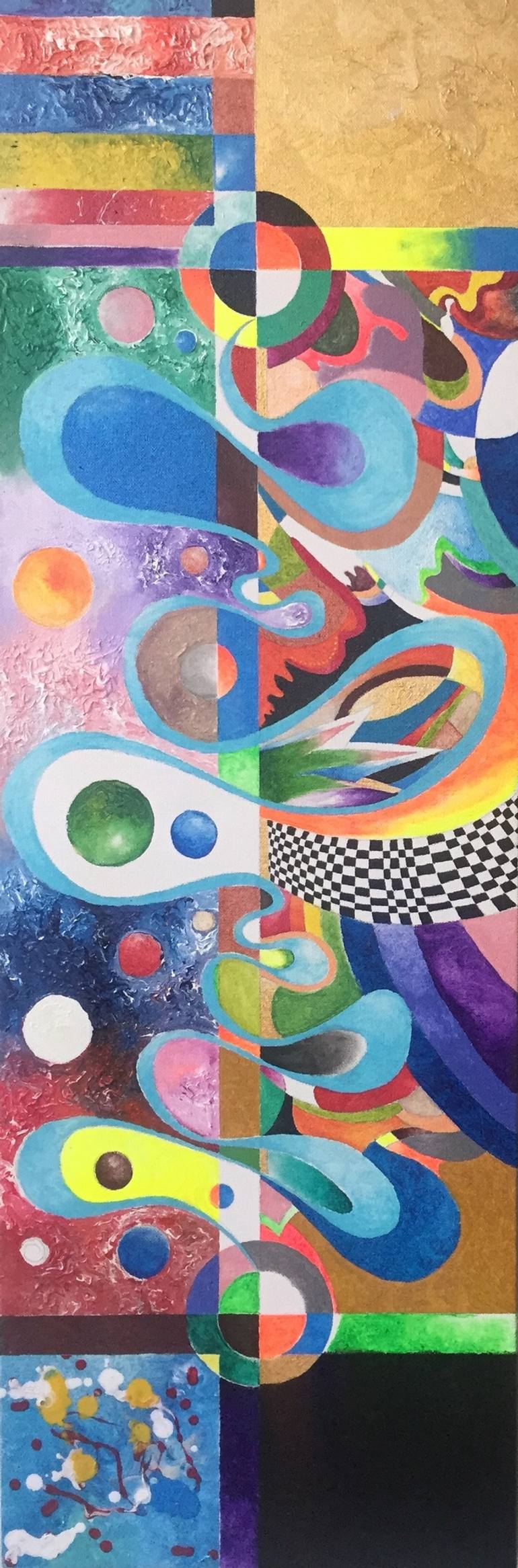 Pisces aka The Conduit Painting by Dwayne Alistair Saatchi Art