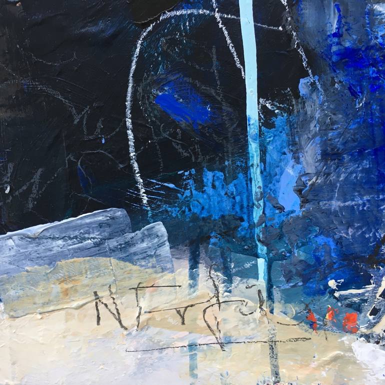 Original Abstract Expressionism Abstract Painting by Nicole Fearfield
