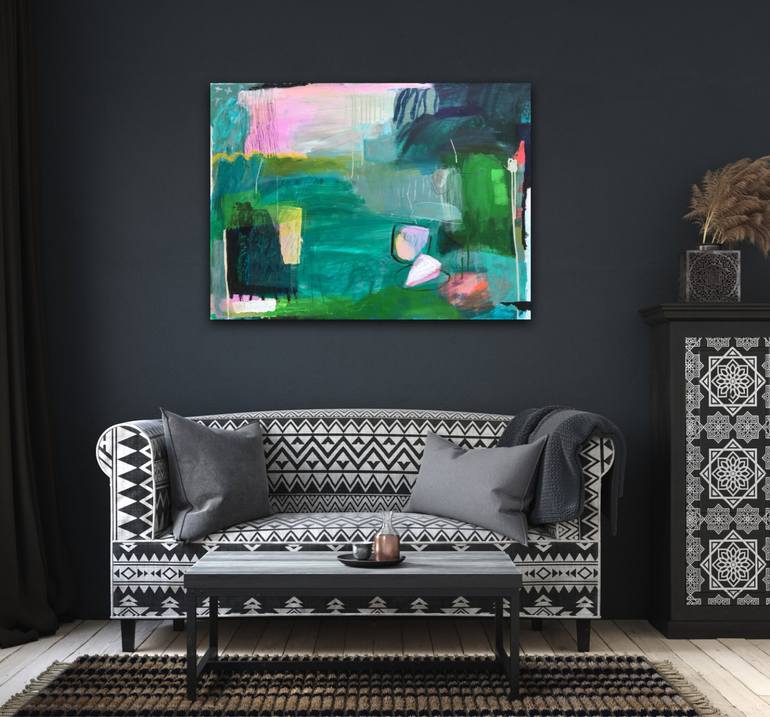 Original Modern Abstract Painting by Nicole Fearfield