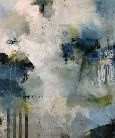 Original Abstract Expressionism Abstract Paintings by Frederique Bruijnen