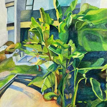 Print of Conceptual Garden Paintings by Zhanhui Zhang