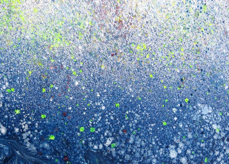 Original Abstract Expressionism Landscape Painting by David Uriarte