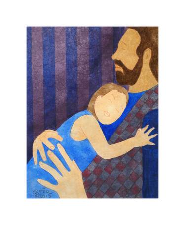 Print of Figurative Family Paintings by michael pavão