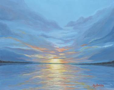 Original Fine Art Seascape Paintings by Aicy Karbstein