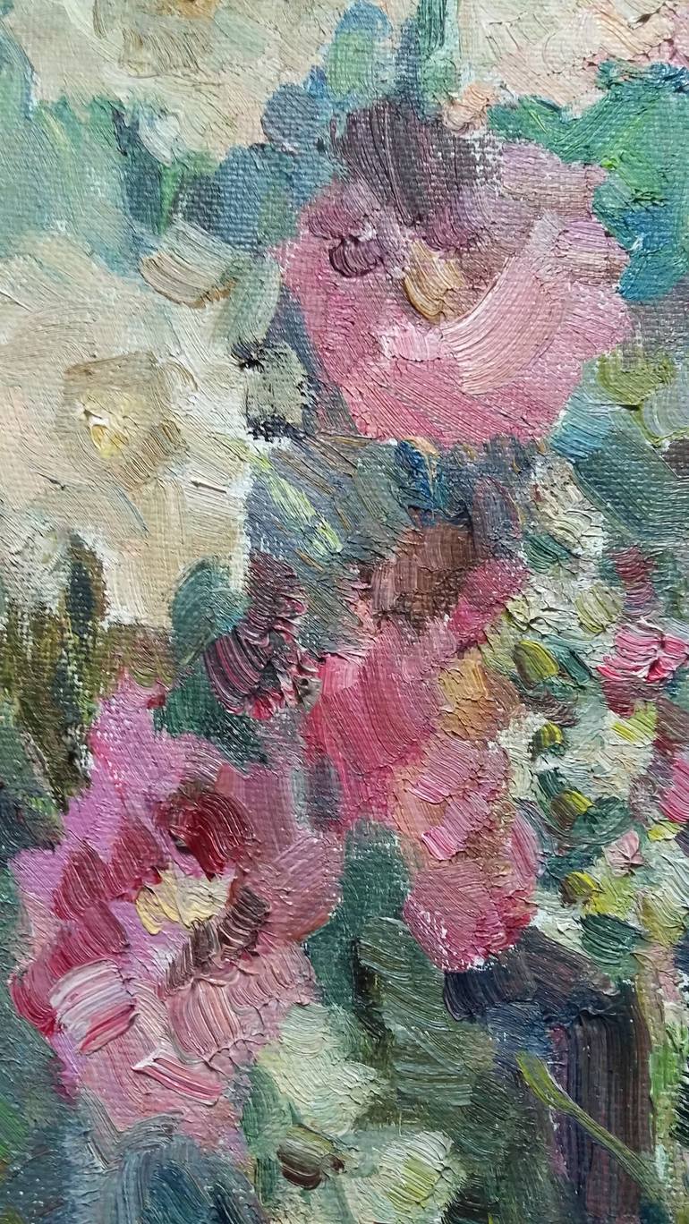 Original Impressionism Floral Painting by Elena Klyan