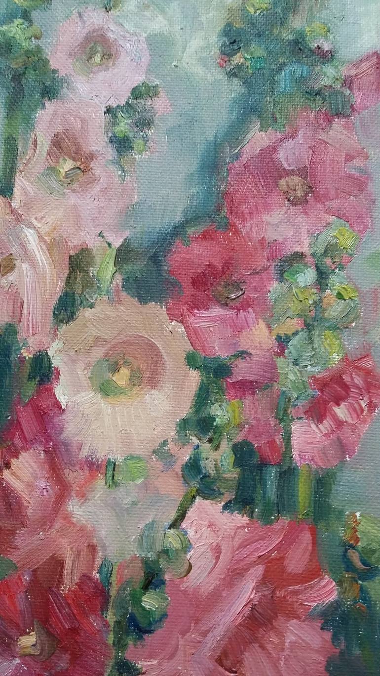 Original Impressionism Floral Painting by Elena Klyan