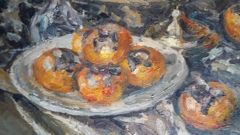 Original Impressionism Still Life Painting by Elena Klyan