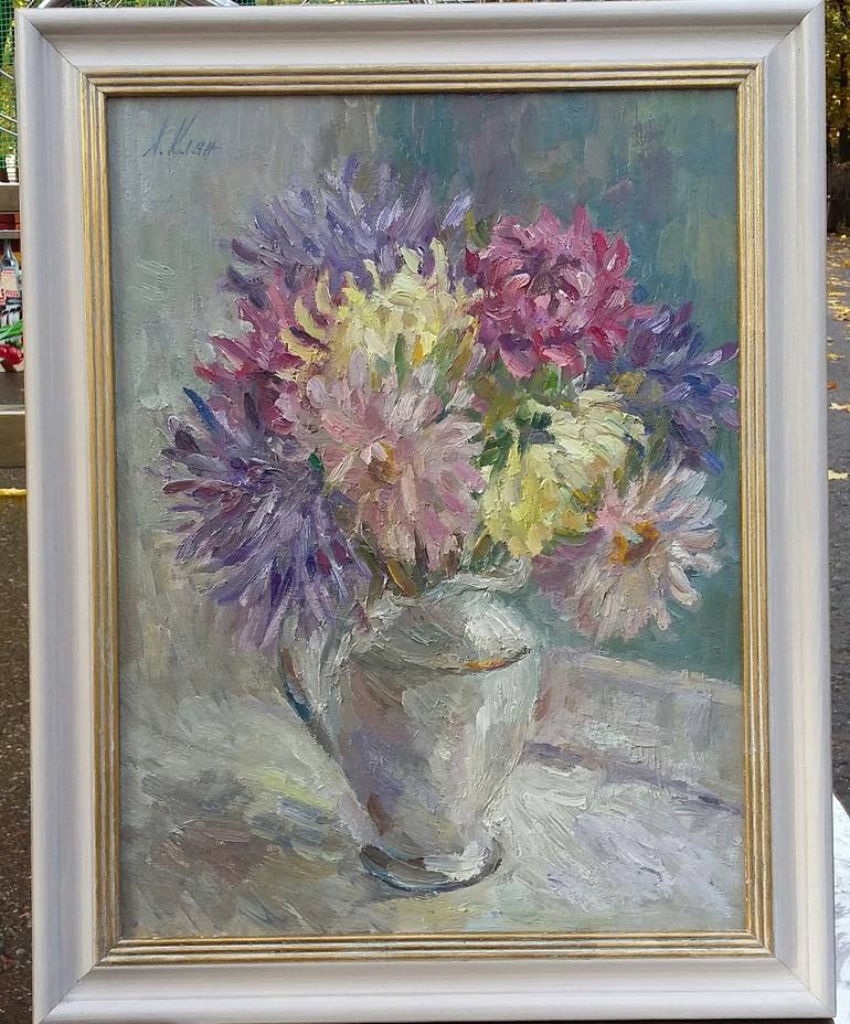 Original Impressionism Still Life Painting by Elena Klyan