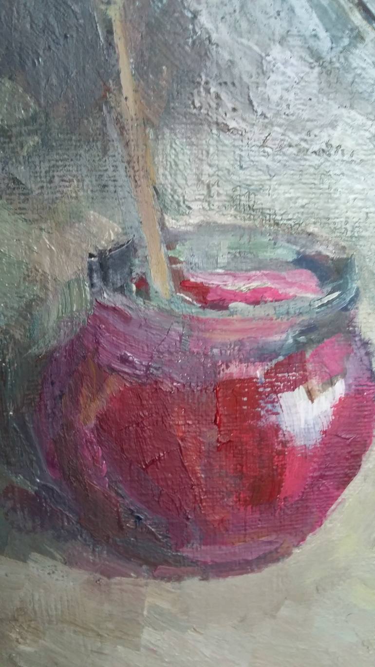 Original Impressionism Still Life Painting by Elena Klyan