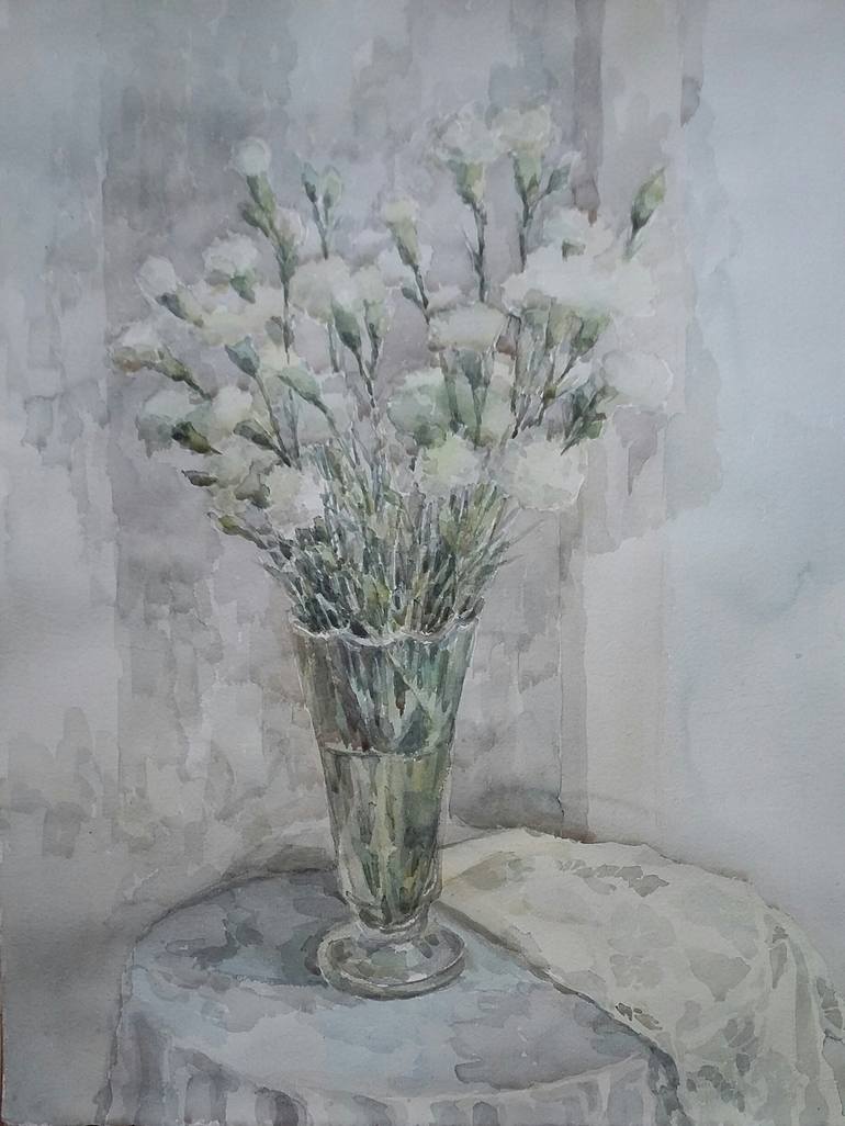 Original Impressionism Still Life Painting by Elena Klyan