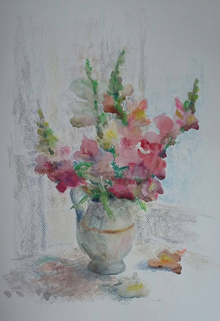 Original Impressionism Still Life Painting by Elena Klyan