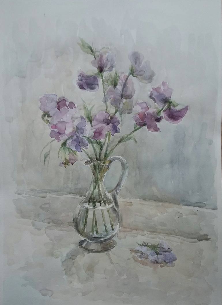 Original Impressionism Still Life Painting by Elena Klyan