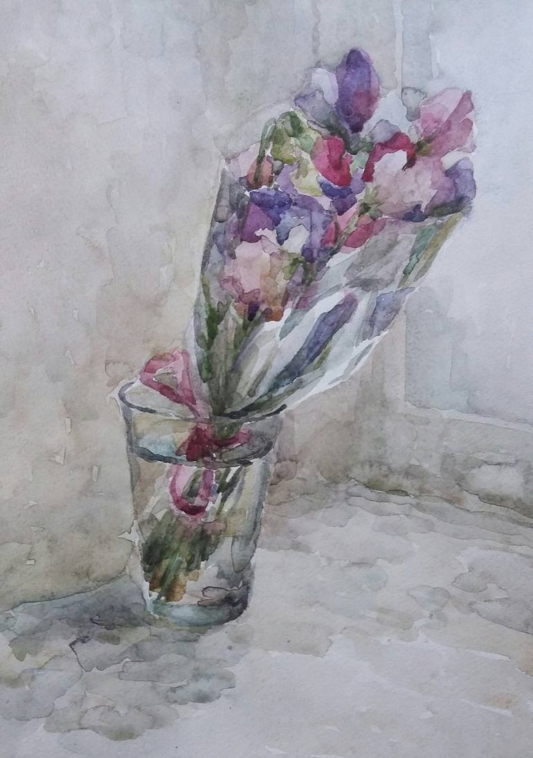 Bouquet Painting by Elena Klyan | Saatchi Art