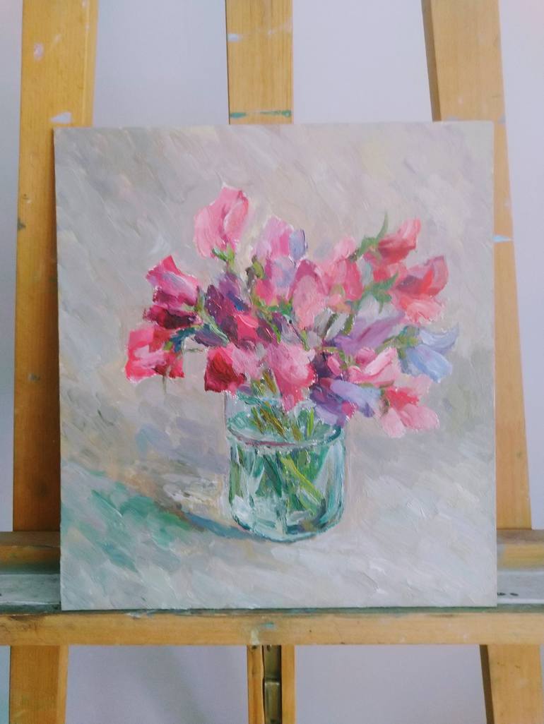 Original Impressionism Still Life Painting by Elena Klyan