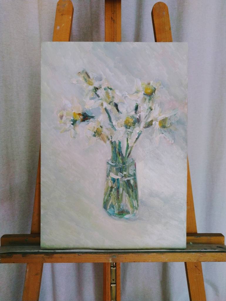 Original Impressionism Still Life Painting by Elena Klyan