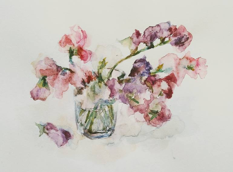 Original Impressionism Still Life Painting by Elena Klyan